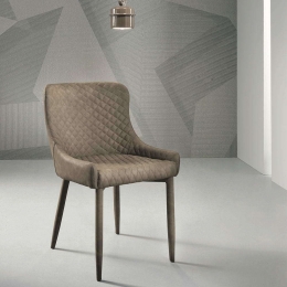 Καρέκλα Cloud 51x58x81cm Dove Grey Capodarte