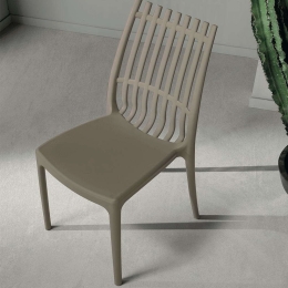 Καρέκλα Lila 45x55x90cm Dove Grey Capodarte