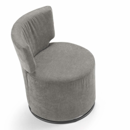 Πολυθρόνα Lorena LORENA/GR.CHIARO 66x67x78cm Light Grey Ikone Casa