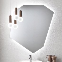 Καθρέπτης Τοίχου Self SELF7580 75x80cm Led 3,6W 4000K Clear Bluelife Γυαλί