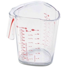 Μεζούρα Comfortline 3048 1lt Clear-Red Leifheit Πλαστικό