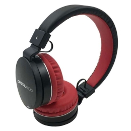 Ακουστικά Over-Ear OE-01-KR Black-Red Crystal Audio