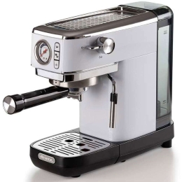 Καφετιέρα Espresso Slim Moderna 1381/14 1,1lt 1300W 15Bar White Ariete Ανοξείδωτο Ατσάλι