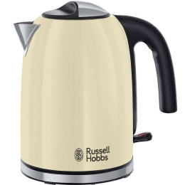 Βραστήρας Colours 20415-70 1,7lt 2400W Cream-Black Russell Hobbs Ανοξείδωτο Ατσάλι