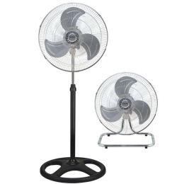 Ανεμιστήρας 2 Σε 1 Air Metal 17918 Φ45cm 80W Black-Chrome Crystal Home
