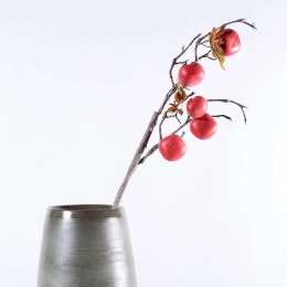 Τεχνητό Κλαδί Λωτός 1190-7 105cm Red Supergreens Ξύλο