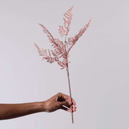 Τεχνητό Κλαδί Φτέρη 1341-7 28x53cm Pink Supergreens Πολυέστερ