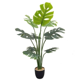 Τεχνητό Δέντρο Μονστέρα 9560-6 70x70x120cm Green Supergreens Πολυαιθυλένιο