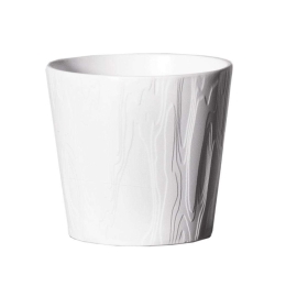 Κασπώ Κεραμικό 4560-8 13,5x13,5x15,5cm White Supergreens Κεραμικό