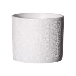 Κασπώ Κεραμικό 5560-8 Φ17x17x13,5cm White Supergreens Κεραμικό