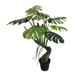 Τεχνητό Δέντρο Monstera Deliciosa 8760-6 75x70x140cm Green Supergreens Πολυαιθυλένιο