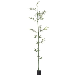 Τεχνητό Δέντρο Μονό Μπαμπού Lucky 2240-6 16x19x183cm Green Supergreens Πολυαιθυλένιο
