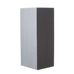 Κασπώ Πήλινο Δαπέδου Rocky M B-7050-8 Γκρι M 27x27x60cm Grey Supergreens Πηλός