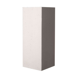 Κασπώ Πήλινο Δαπέδου Rocky M B-8050-8 27x27x60cm Light Grey Supergreens Πηλός