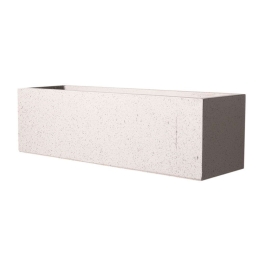 Κασπώ Πήλινο Ορθογώνιο Terazzo M B-2150-8 70x25x23cm Grey Supergreens Πηλός