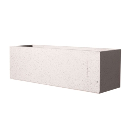 Κασπώ Πήλινο Ορθογώνιο Terazzo S A-2150-8 60x19x19cm Grey Supergreens Πηλός