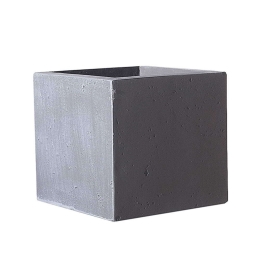 Κασπώ Πήλινο Τετράγωνο Rocky M B-6050-8 30x30x30 Grey Supergreens Πηλός