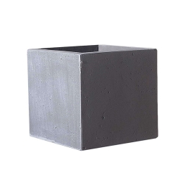 Κασπώ Πήλινο Τετράγωνο Rocky S A-6050-8 23x23x23 Grey Supergreens Πηλός