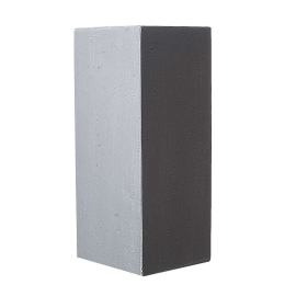Κασπώ Πήλινο Δαπέδου Rocky L C-7050-8 34x34x70cm Grey Supergreens Πηλός