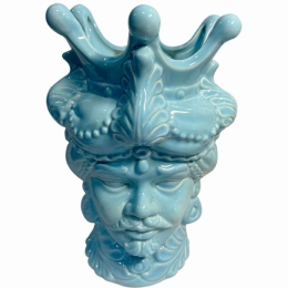 Κασπώ Κεραμικό Ανδρική Φιγούρα 1860-8 17x15,5x26cm Blue Supergreens Κεραμικό