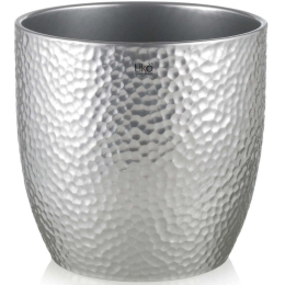 Κασπώ Κεραμικό 7660-8 24x24x24cm Silver Supergreens Κεραμικό