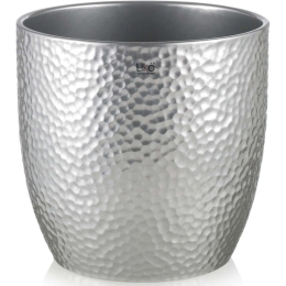 Κασπώ Κεραμικό 6660-8 27x27x27cm Silver Supergreens Κεραμικό