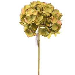 Τεχνητό Κλωνάρι Ορτανσία 4280-7 46cm Green Supergreens Πολυαιθυλένιο