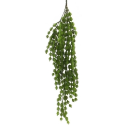 Τεχνητό Κρεμαστό Ελίχρυσο 8551-7 90cm Dark Green Supergreens PVC