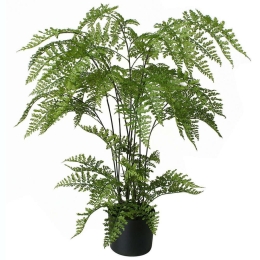 Τεχνητό Φυτό Φτέρη 6830-6 90cm Green Supergreens Πολυαιθυλένιο