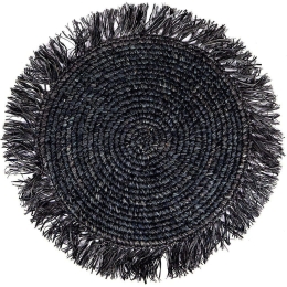 Σουπλά Κρόσσια 9130-2 Φ40cm Black Supergreens Rattan