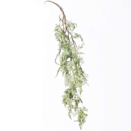 Τεχνητή Kρεμαστή Φτέρη Cinnamon 0561-7 105cm Light Green Supergreens Πολυαιθυλένιο