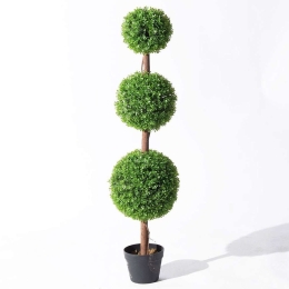 Τεχνητό Δέντρο Πυξάρι Τριπλό 5680-6 120cm Green Supergreens Πολυαιθυλένιο