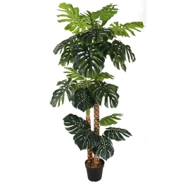 Τεχνητό Δέντρο Μονστέρα Deliciosa 7180-6 90x220cm Green Supergreens Πολυαιθυλένιο