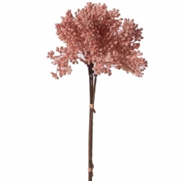 Τεχνητό Μπουκέτο Berry 4861-7 28cm Pink Supergreens Πολυέστερ