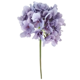 Τεχνητό Λουλούδι Ορτανσία 9251-7 53cm Purple Supergreens Πολυαιθυλένιο,Ύφασμα