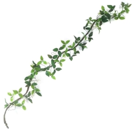 Τεχνητή Γιρλάντα Φίκος Ginseng 8881-7 240cm Green Supergreens Ύφασμα,Πλαστικό