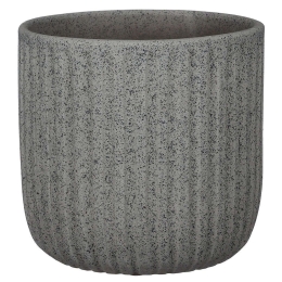 Κασπώ Πήλινο 5260-8 21x21x19cm Grey Supergreens Πηλός