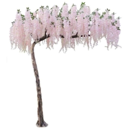 Τεχνητό Δέντρο Γλυσίνια 6511-6 320cm Pink Supergreens Πλαστικό, Ύφασμα