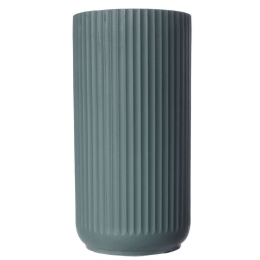 Κασπώ Πήλινο Stripe A-6170-8 26x26x50cm Dark Green Supergreens Πηλός