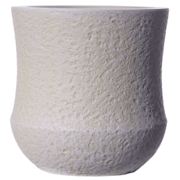 Κασπώ Πήλινο Volcano C-1270-8 48x48x47cm Beige Supergreens Πηλός