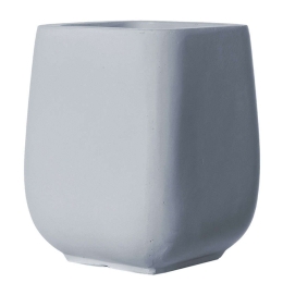 Κασπώ Πήλινο Regal A-7270-8 21x21x26cm Grey Supergreens Πηλός
