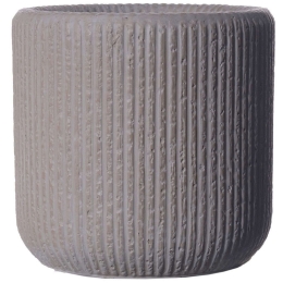 Κασπώ Πήλινο Stripe D-8170-8 50x50x47cm Brown Supergreens Πηλός