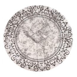 Πιάτο Φαγητού Κεραμικό Calabria 673045 28cm Grey Marva Κεραμικό