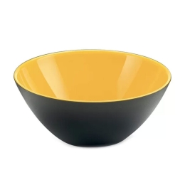 Μπωλ My Fusion 281425168 25cm Yellow-Black Guzzini Acrylic