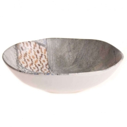 Πιάτο Βαθύ Αndalusia 673031 20,5cm Multi Marva Κεραμικό