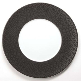 Πιάτο Ρηχό Demi Lune 134815 27cm Black Marva Πορσελάνη