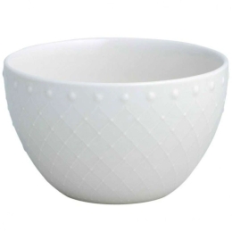 Μπωλ Δημητριακών Βurlesque (Σετ 2Τμχ) 53372 13,5x8cm White Brandani Πορσελάνη