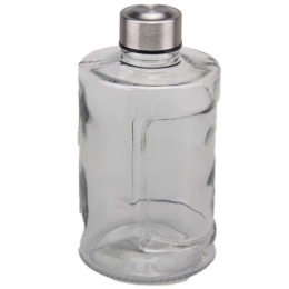Μπουκάλι Νερού Barrel 815001 900ml 10x10x19,1cm Clear Marva Γυαλί