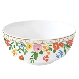 Μπωλ Σερβιρίσματος Boho Flowers 1191BOFL Φ15cm Multi Easy Life Πορσελάνη