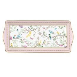 Πιατέλα Σερβιρίσματος Ορθογώνια Birds Melody 1109BIME 35x15cm Multi Easy Life Πορσελάνη